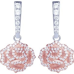 18k Disney Beauty and the Beast Earrings